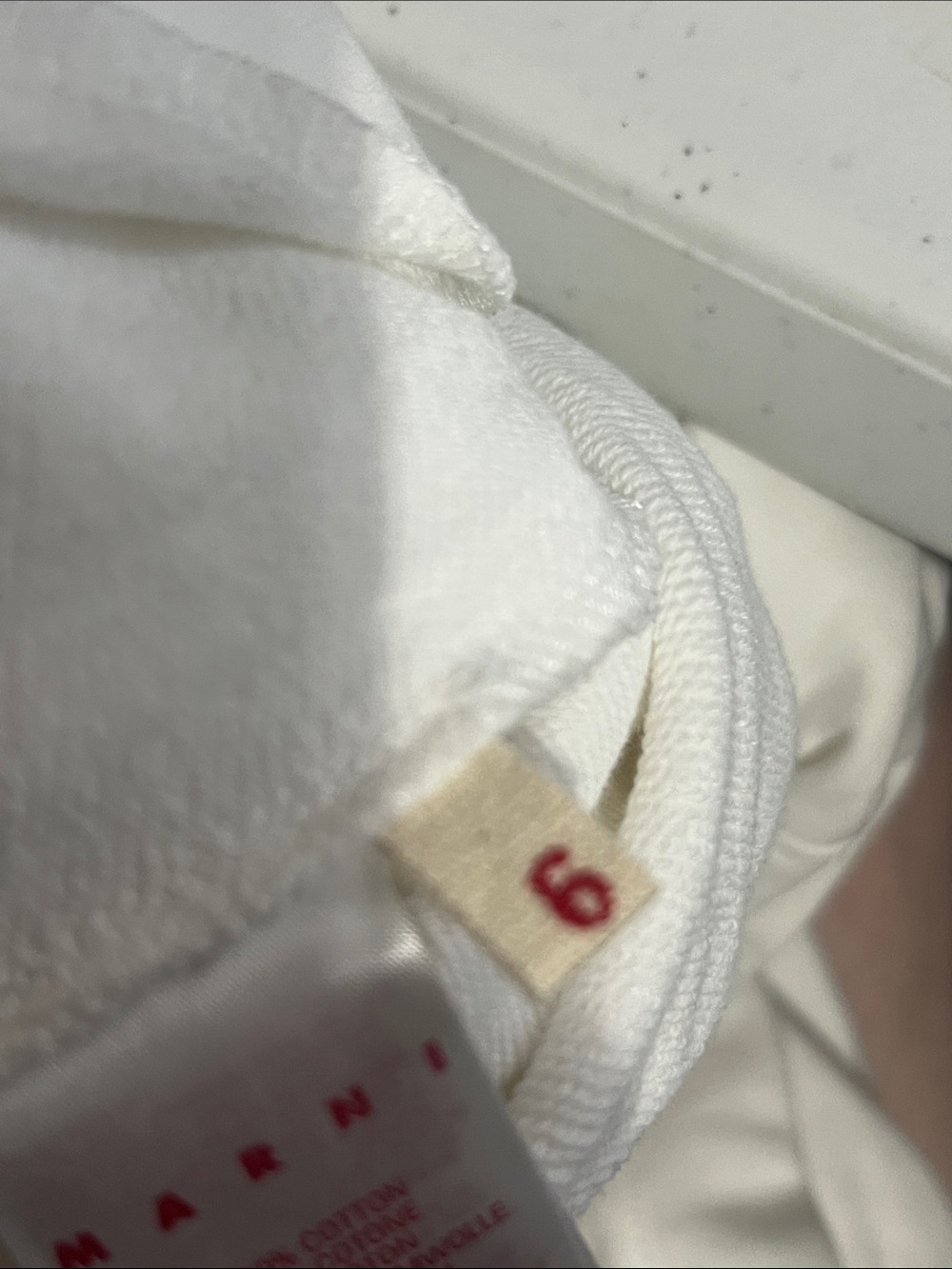 Marni White Hoodie Kids Size 7 White Black Full Zip - Picture 7 of 8